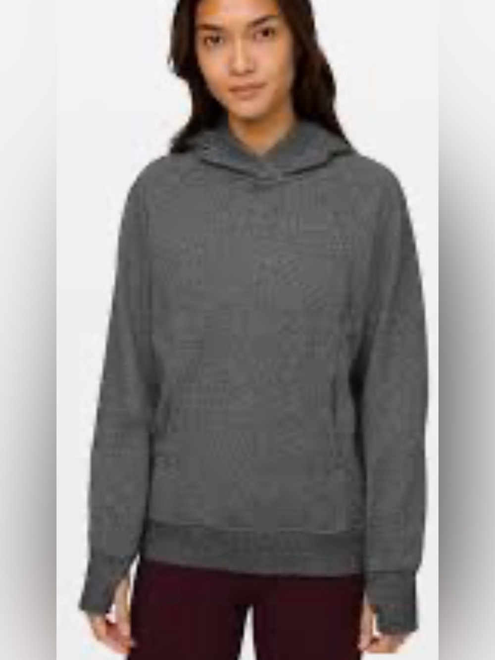 lululemon athletica Charcoal Gray Hooded Pullover
